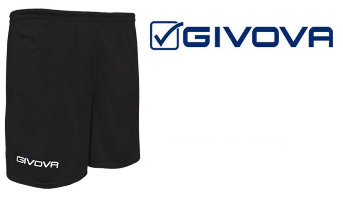GIVOVA pantaloncini unisex nero