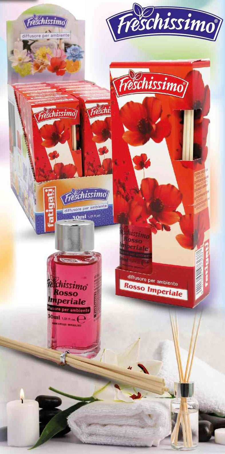 DIFFUSORE rosso imperiale 30ml