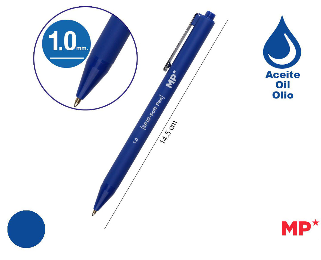 Penna a sfera ad olio (SP10) blu