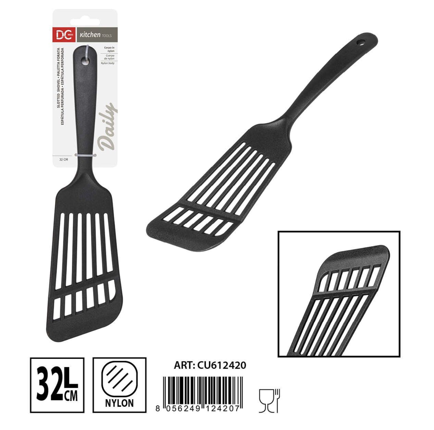 DC CASA L/DAILY paletta forata nylon 32cm