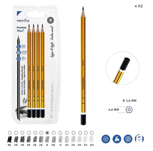 PRYMA matita B 4pz