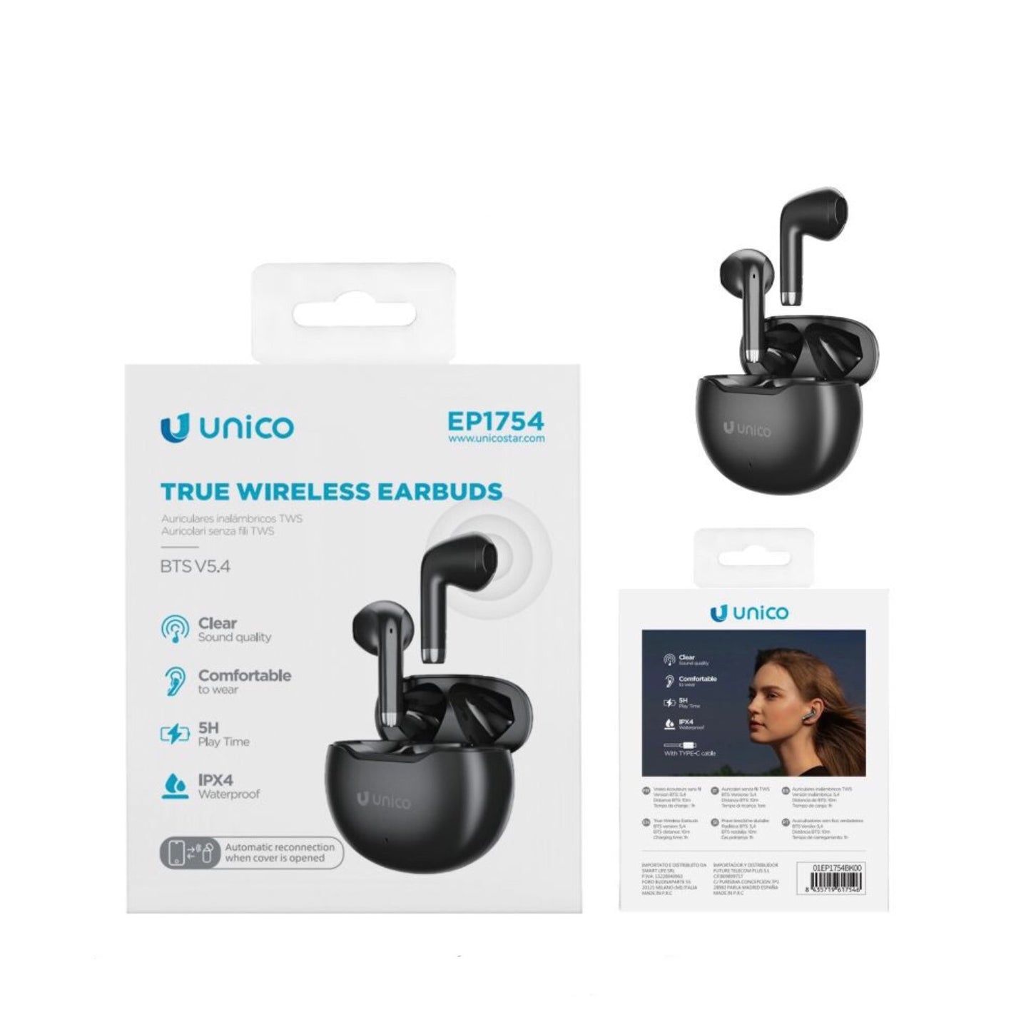 UNICO cuffie bluetooth TWS EP1754