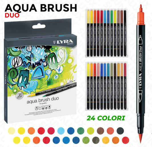 LYRA 24 colori Aqua brush duo