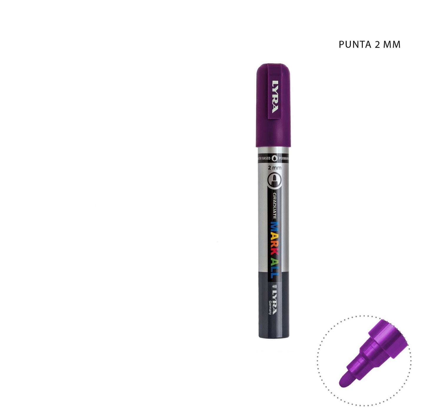 LYRA MARKALL pennello viola 2mm
