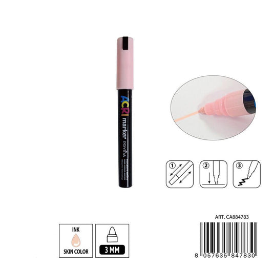 PRYMA marcatore 3mm N.121 rosapelle