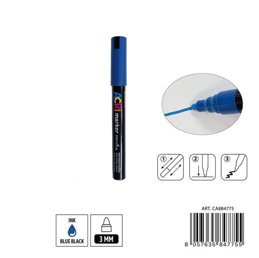 PRYMA marcatore acrilico 3mm N.104 blu scuro
