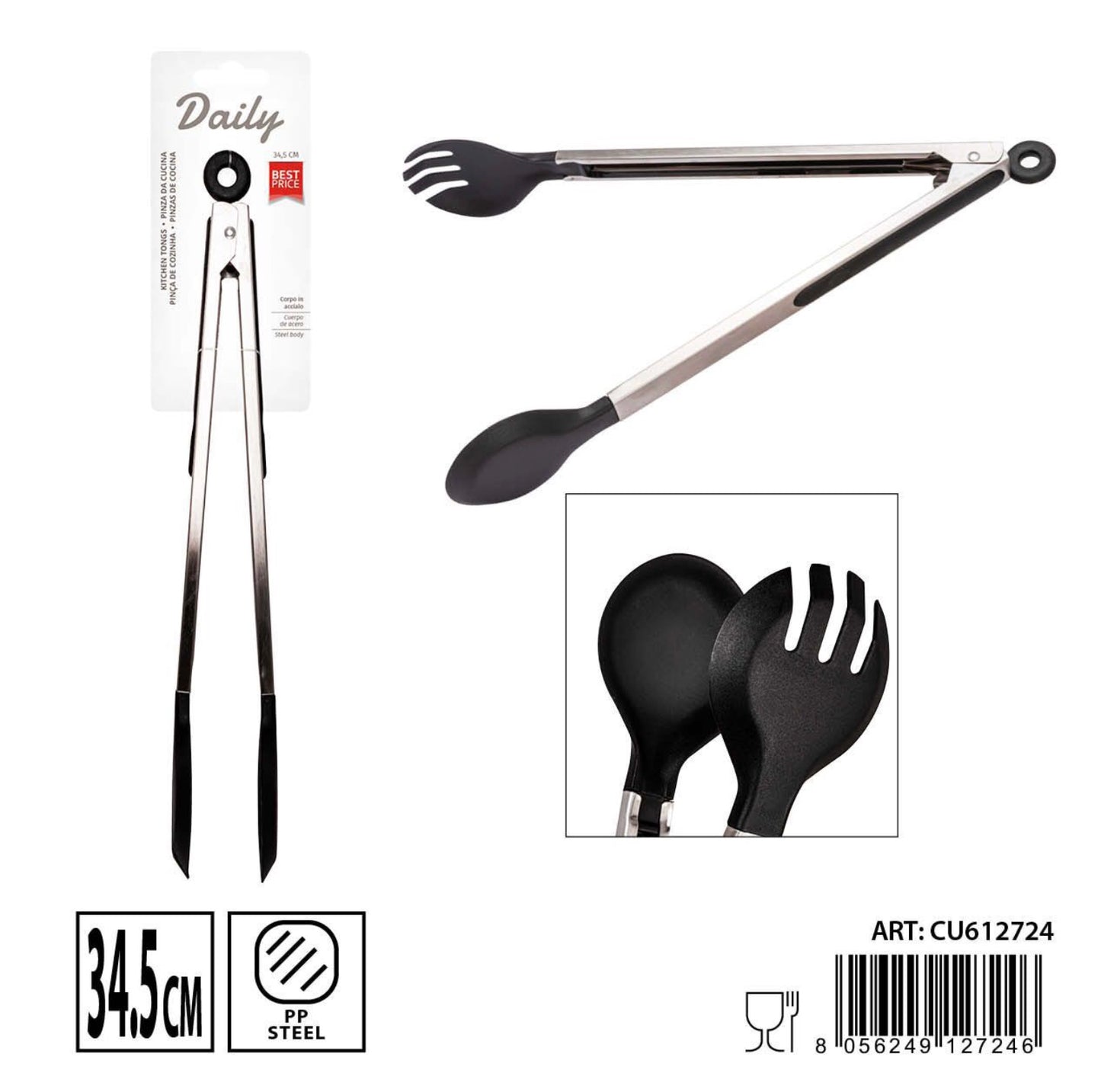 DC CASA L/DAILY pinza cucina 34.5cm