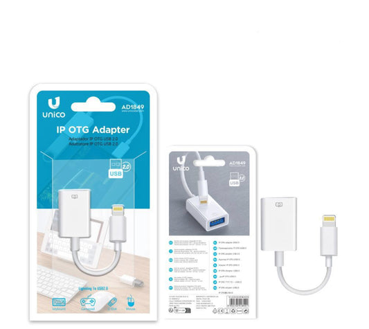 UNICO cavo adattatore Apple maschio a usb femmina AD1849