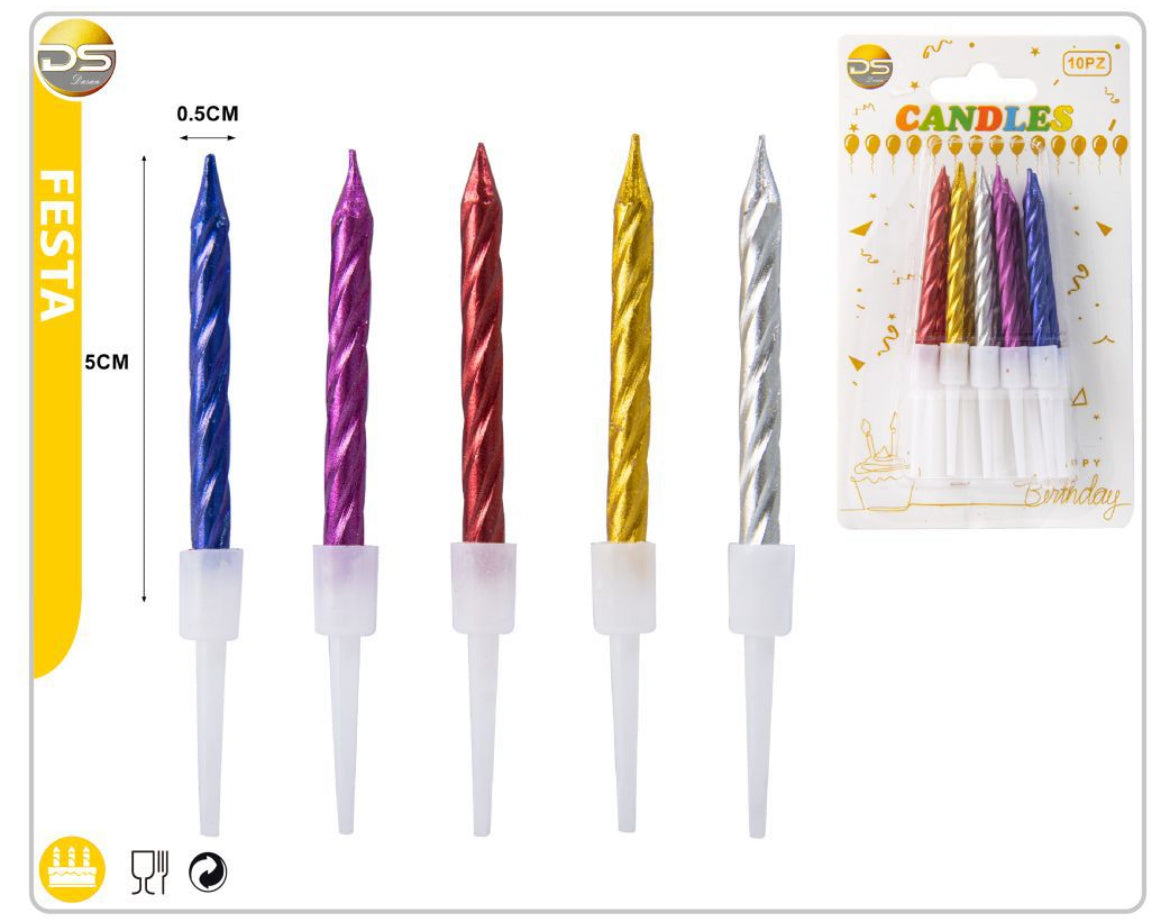 CANDELA 10pz 5,7cm