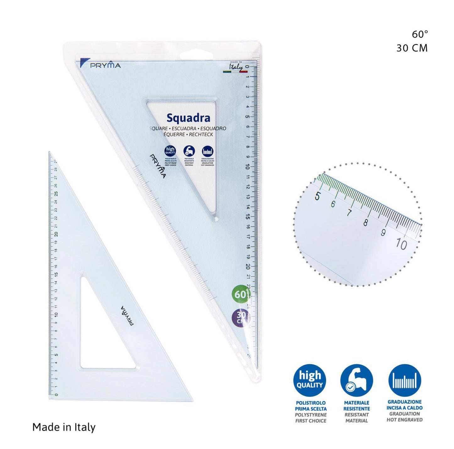 PRYMA squadra da 60/30cm