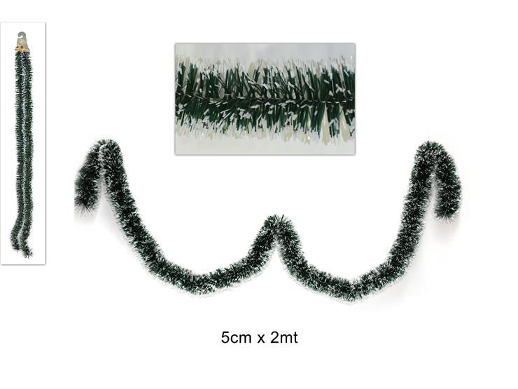 NATALIZIA filo verde/bianco 5cmx2mt