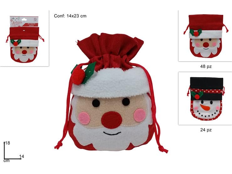 NATALIZIA sacchetto soggetto 18x24cm