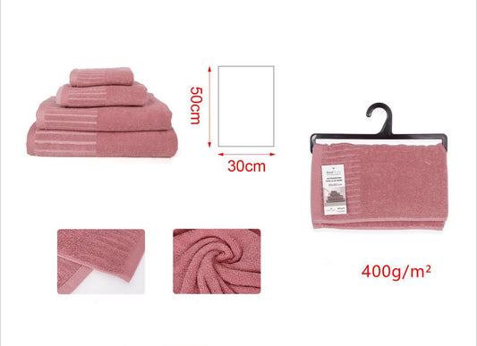 ASCIUGAMANO rosa 30x50cm