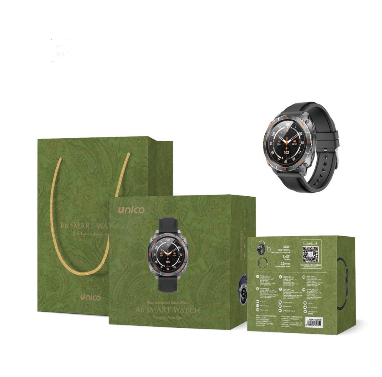 UNICO orologio Smart nero