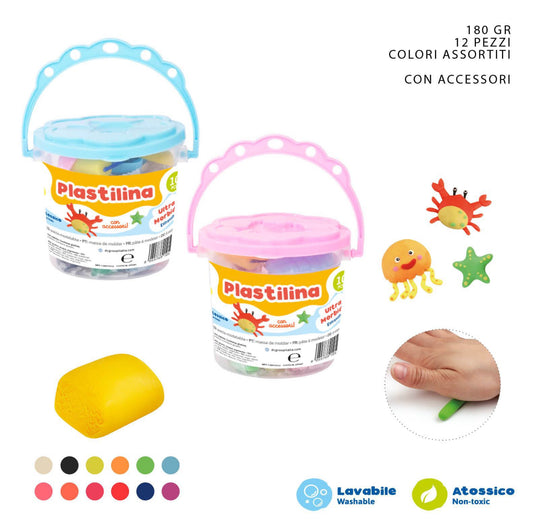 PRYMA plastilina colorata 15G 12pz