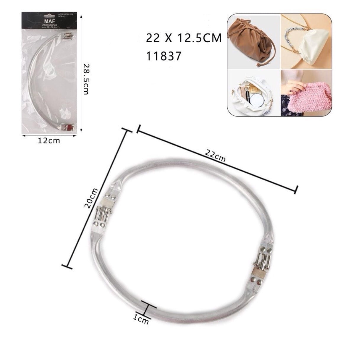 CLUTCH chiusura 22x12,5cm ART:11837