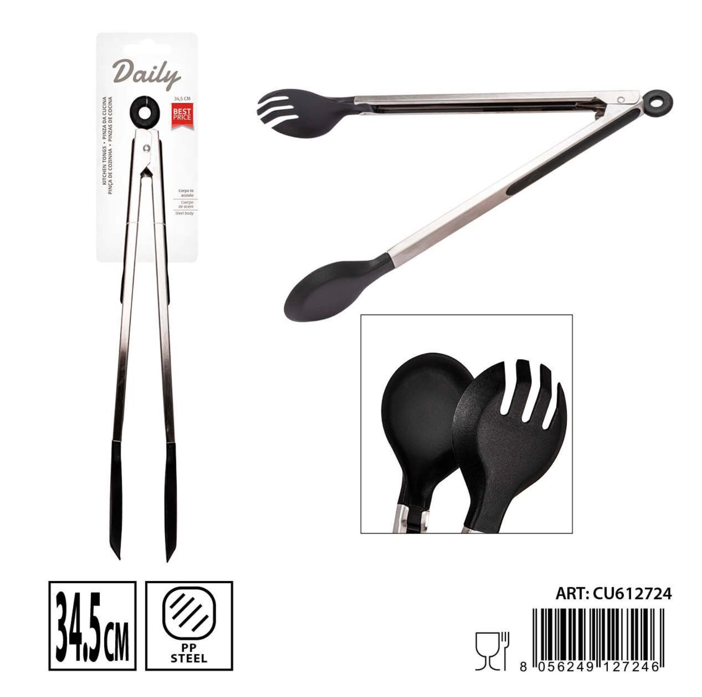 DC CASA L/DAILY pinza cucina 34.5cm