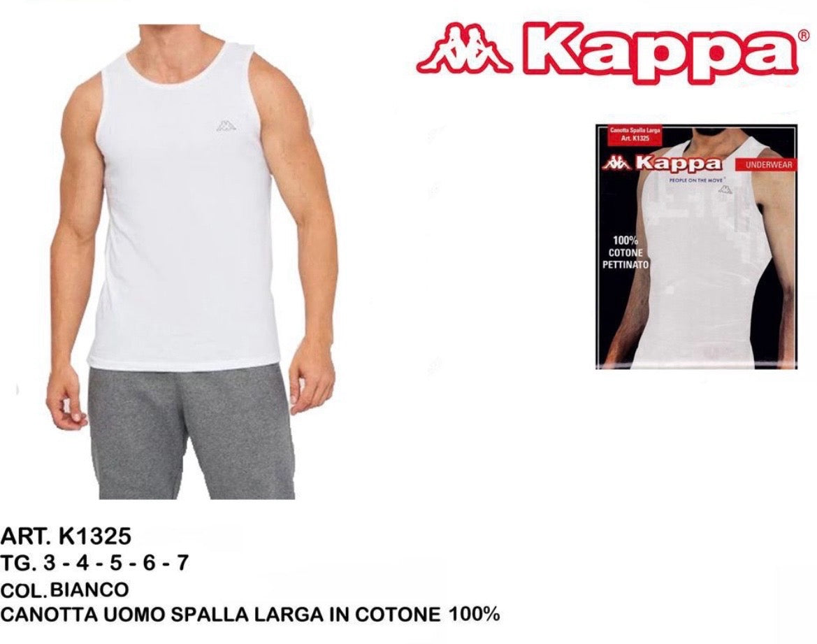KAPPA CANOTTA uomo cotone K1325
