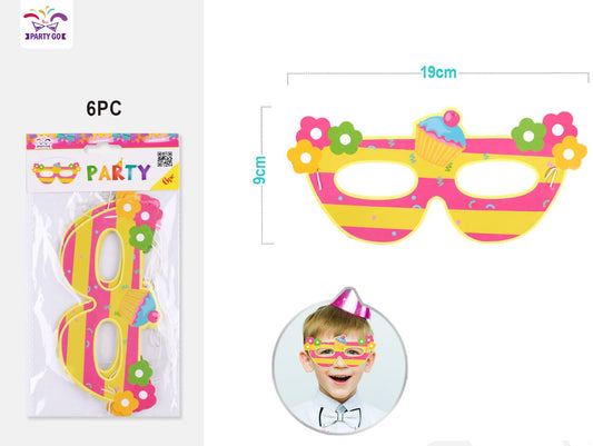 Maschera tema rosa party