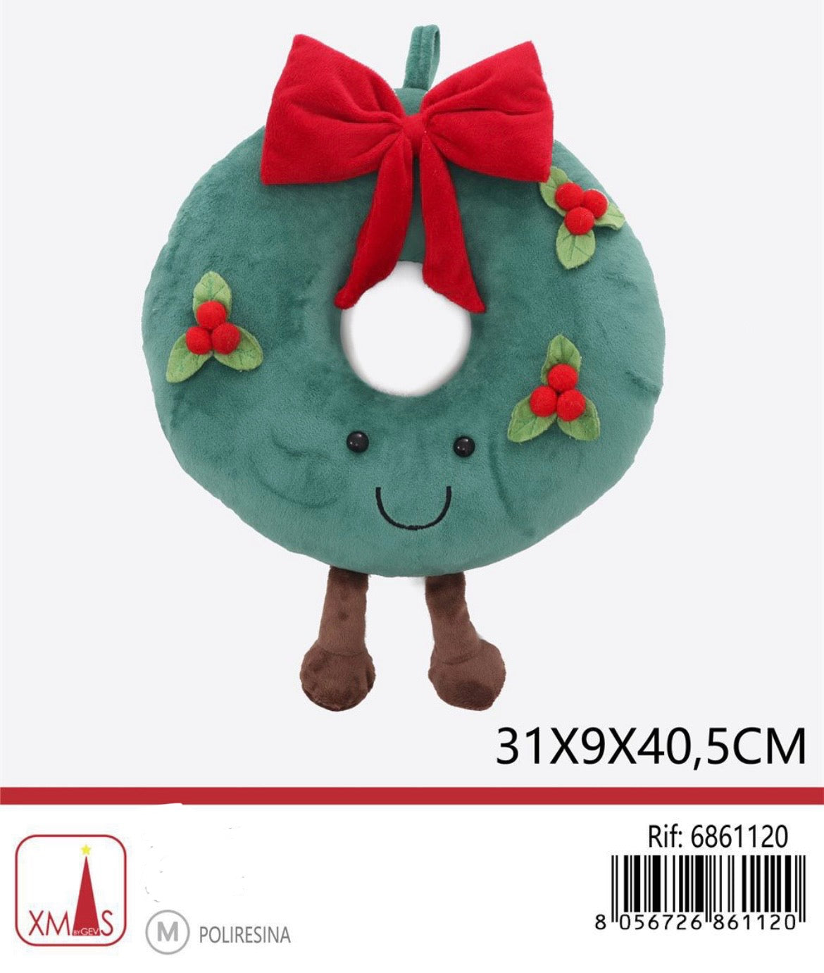 NATALIZIA pendente ghirlanda decorativa 31x9x34.5cm