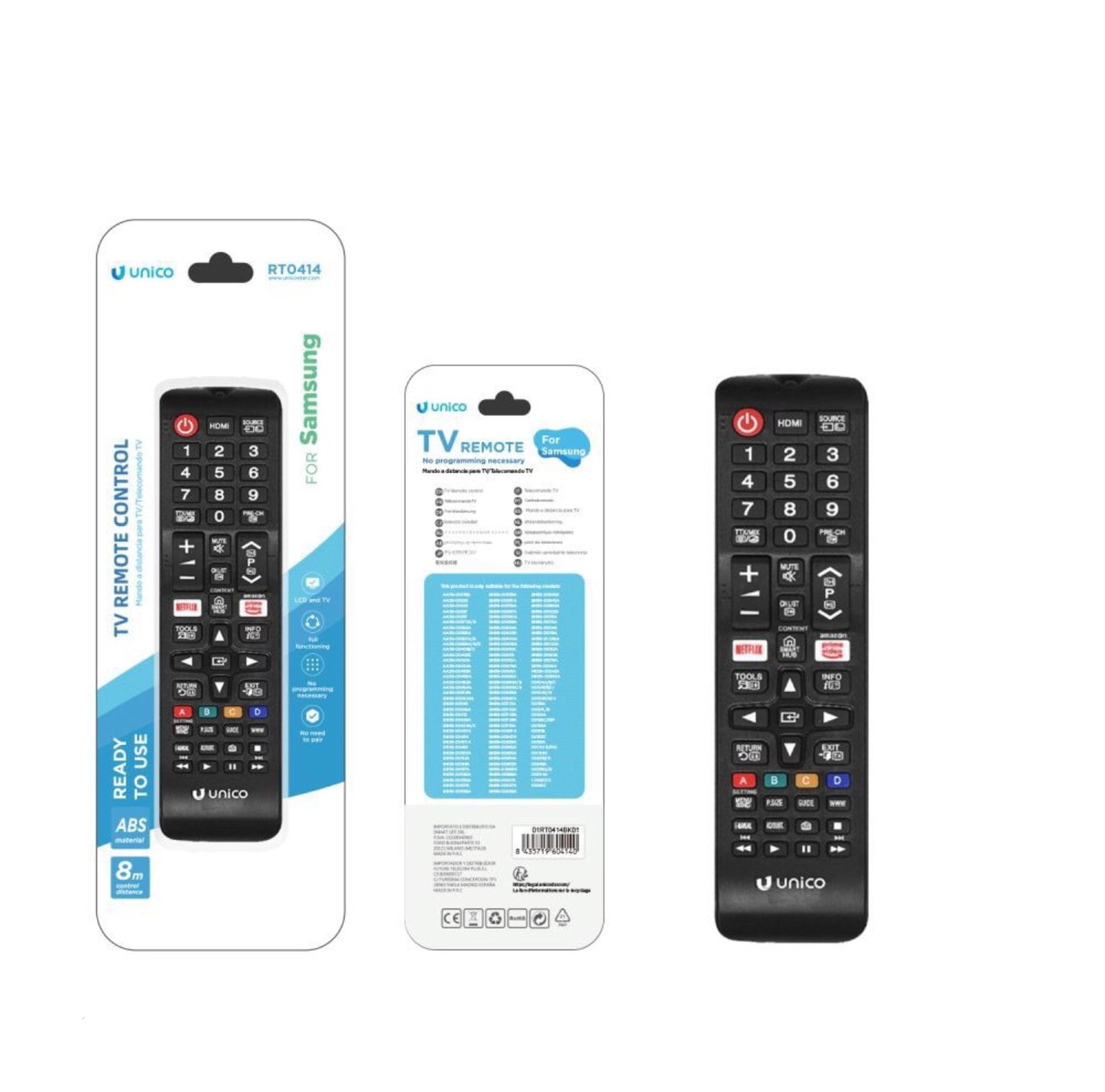 UNICo telecomando universale TV mod. RT0414