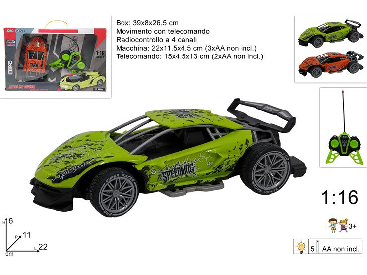 AUTO RADIOCONTROLL A 4 CANALI