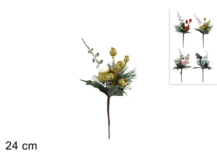 NATALIZIA spillone bacche e scarpe 24cm