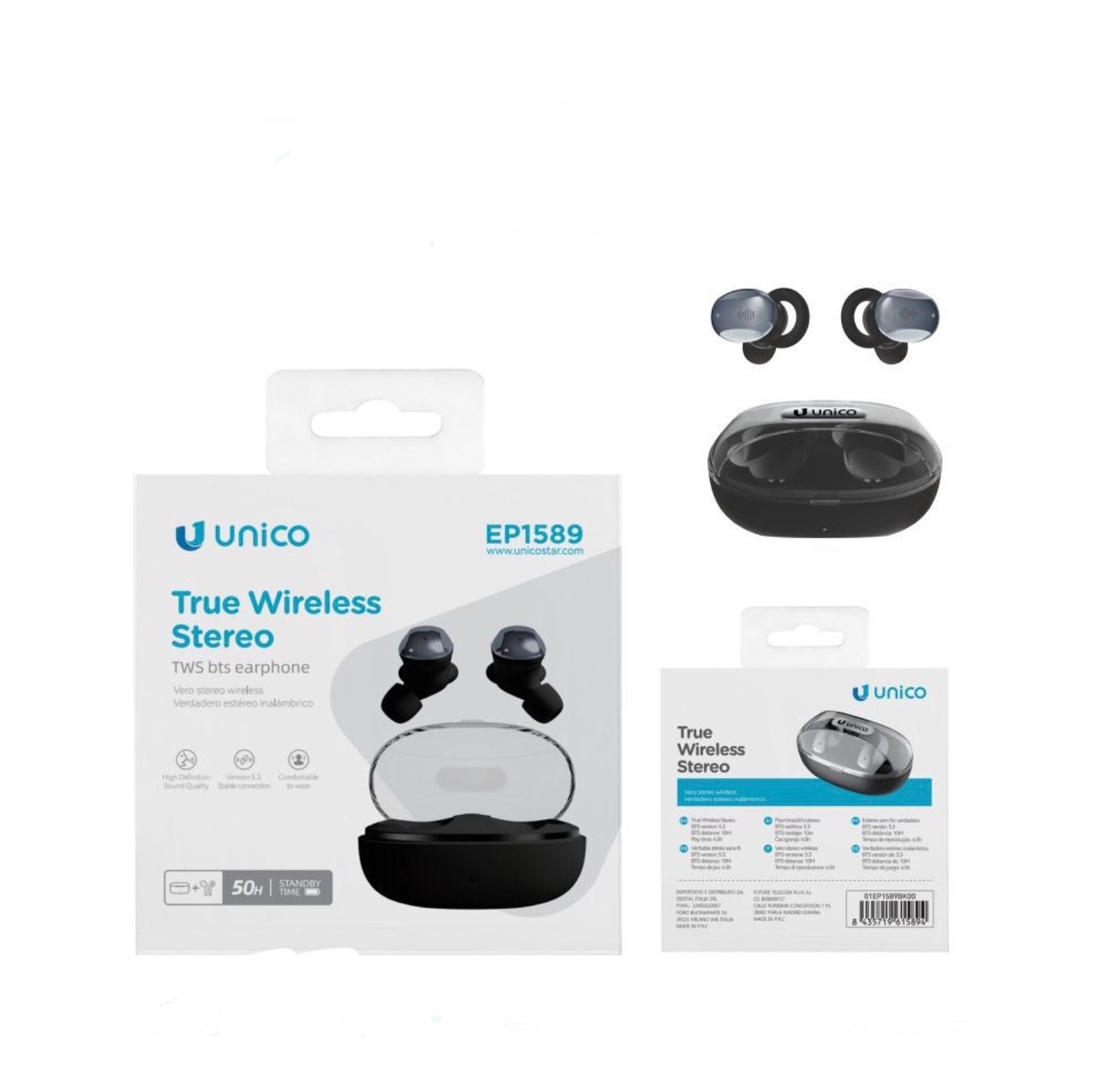 UNICO auricolare bluetooth TWS EP1589