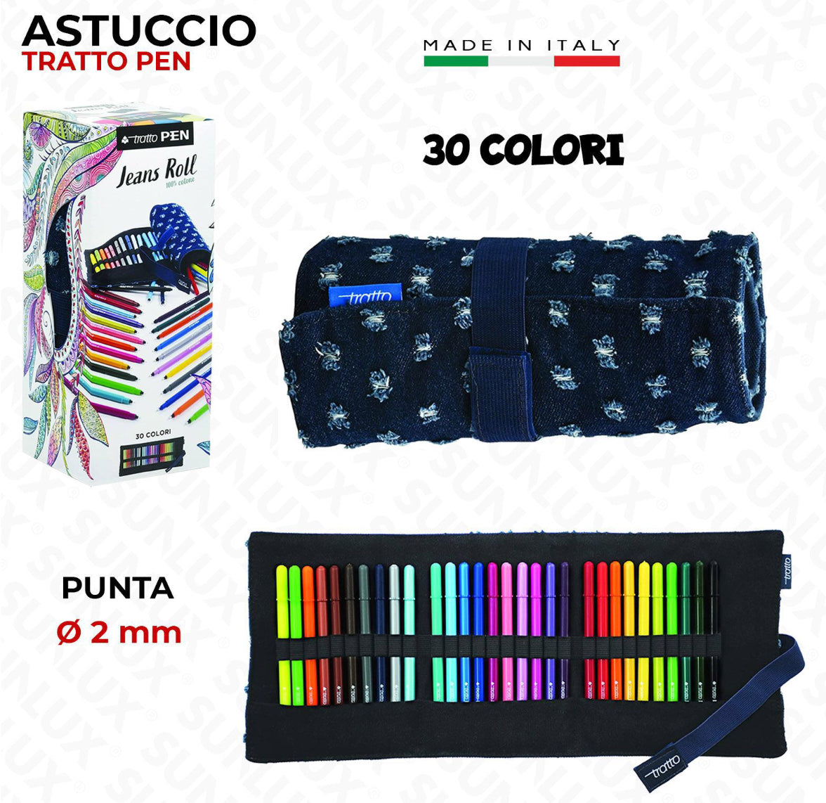 ASTUCCIO rotolo tratto pen 30pz