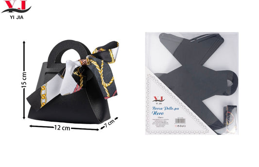 BOMBONIERE mini borsa pelle nero