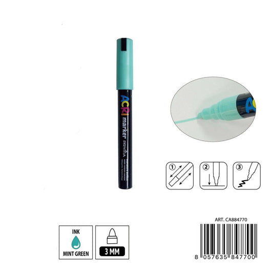 PRYMA marcatore acrilico 3mm N.115 verde menta