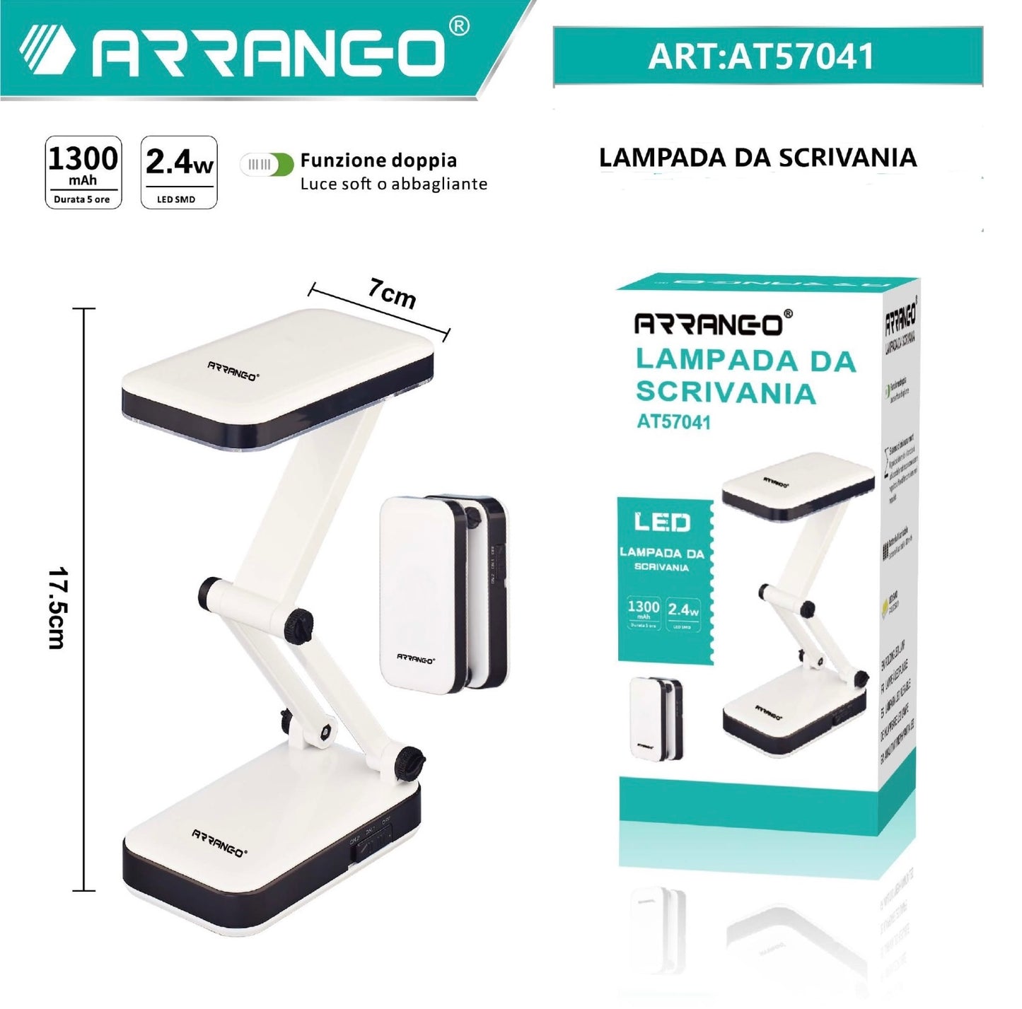 ARRANGO lampada da scrivania ART:AT57041