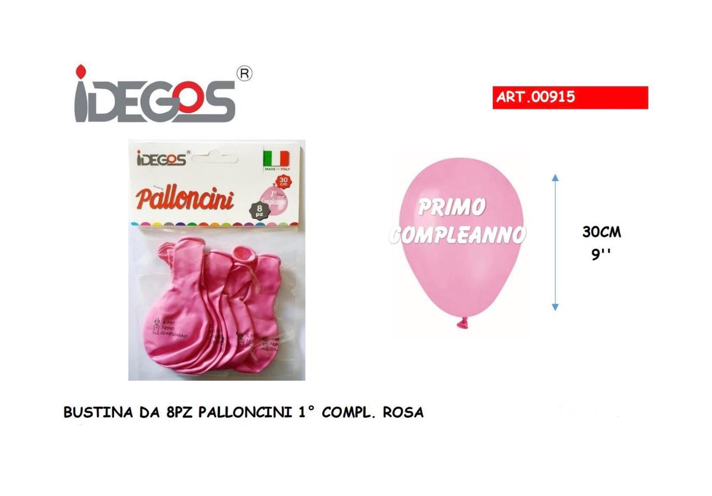 PALLONCINI 1 compleanno