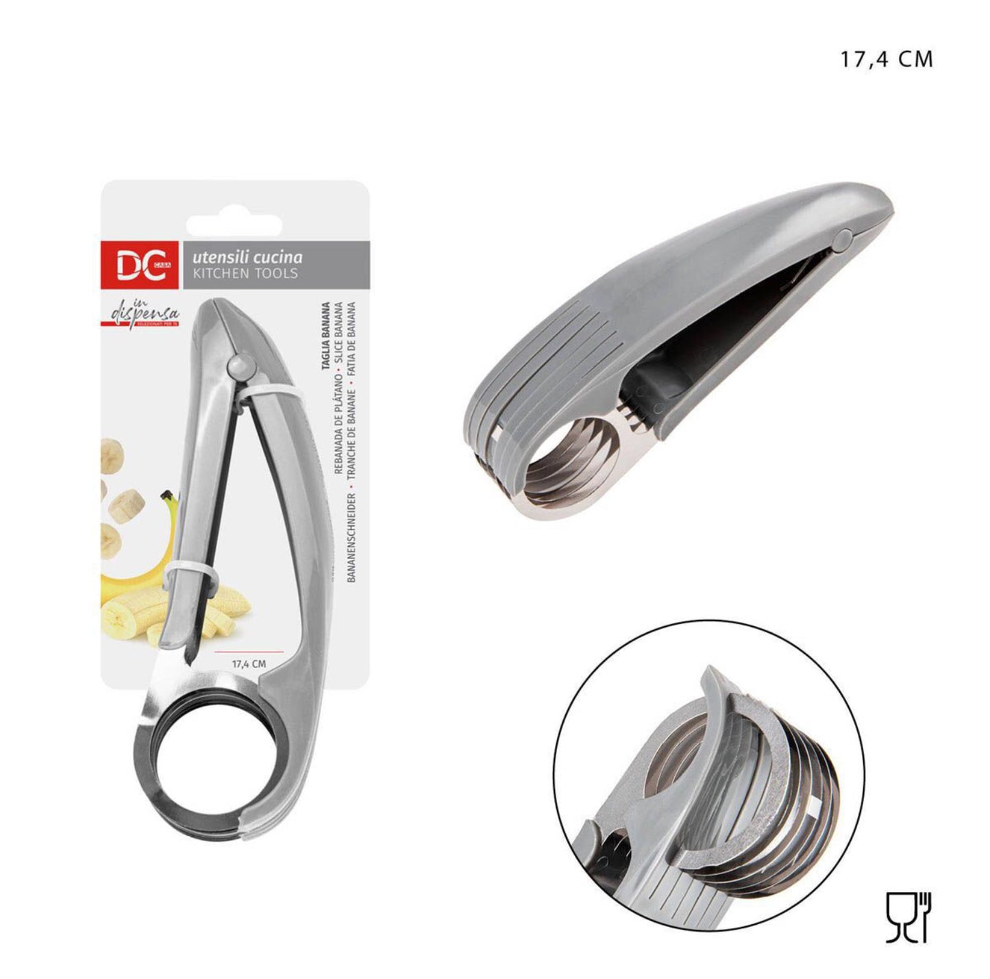 DC CASA affetta banana 17.4x3.7x5.5cm