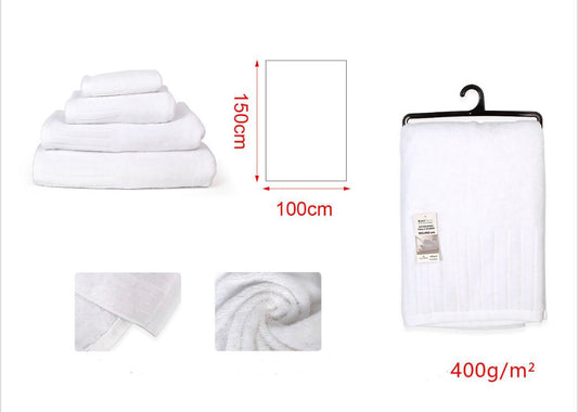 ASCIUGAMANO bianco 100x150cm