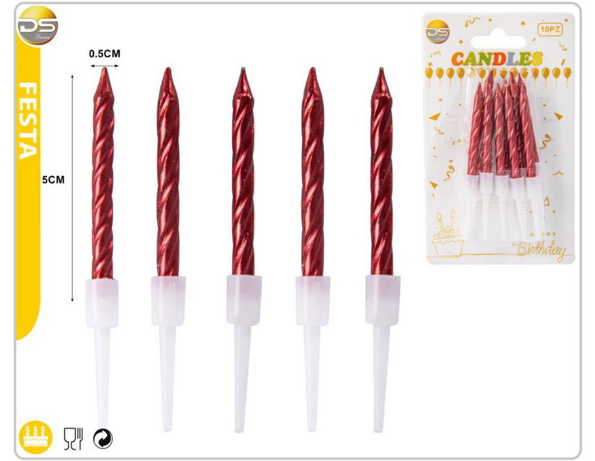 CANDELA 10pz 5,7cm