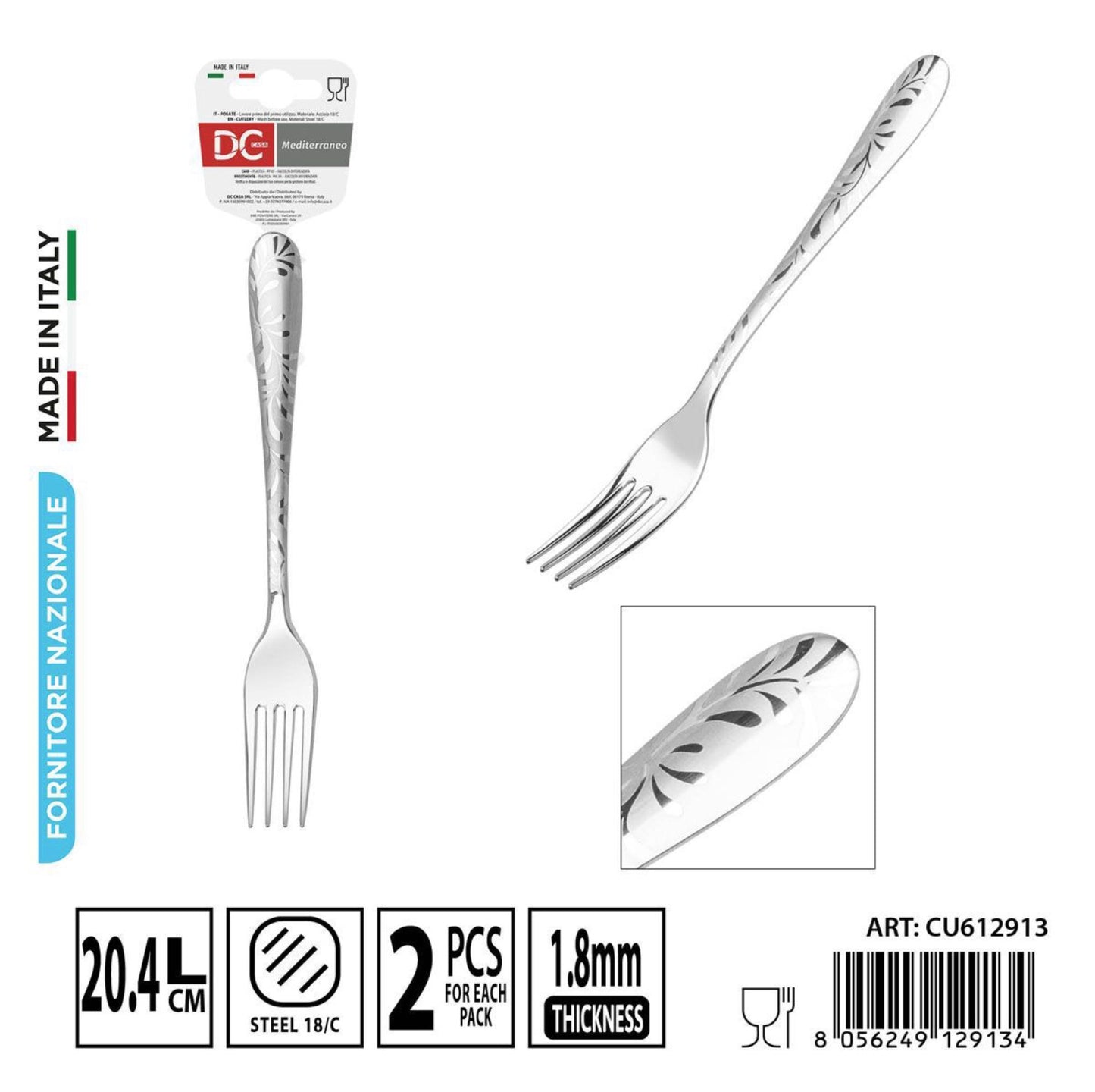 DIMORAE mediterranero forchetta 20.4cm 2pz