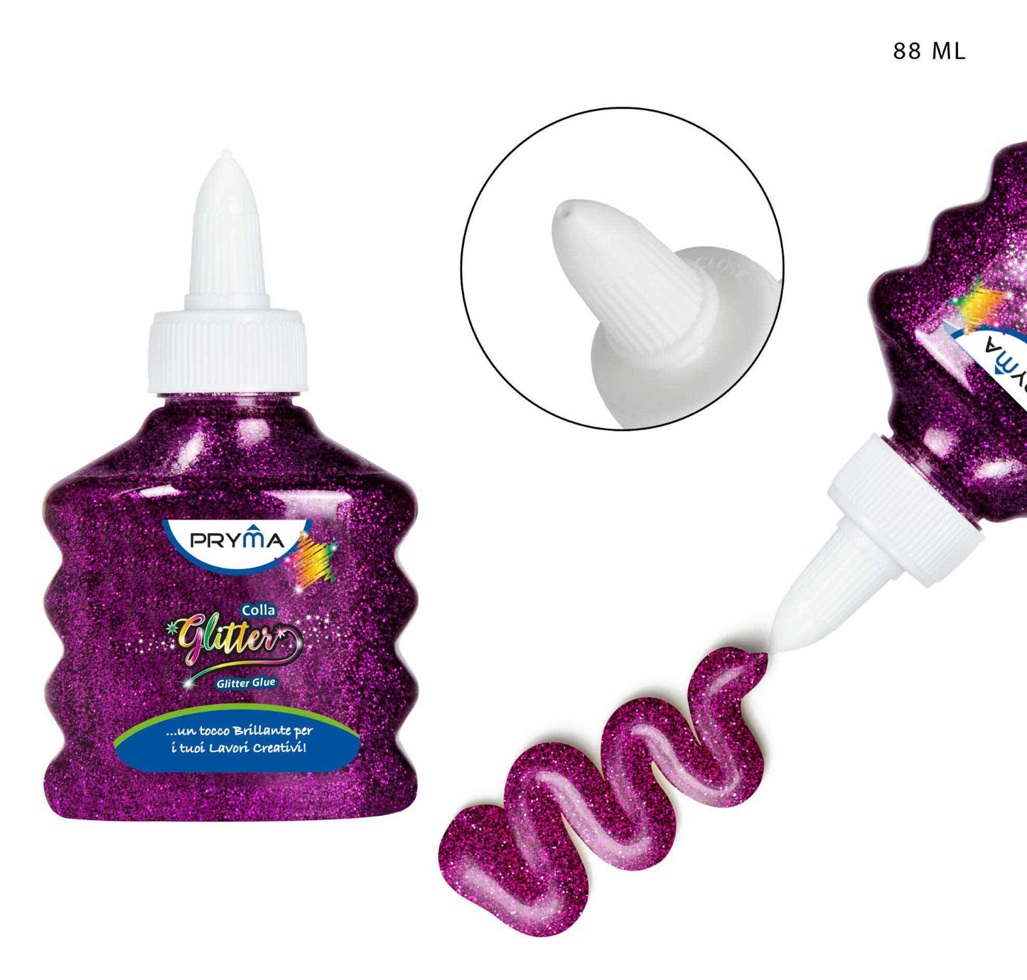 PRYMA colla glitter VIOLA SCURO