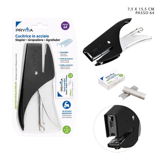 PRYMA cucitrice  +1000punti  passo64 nero