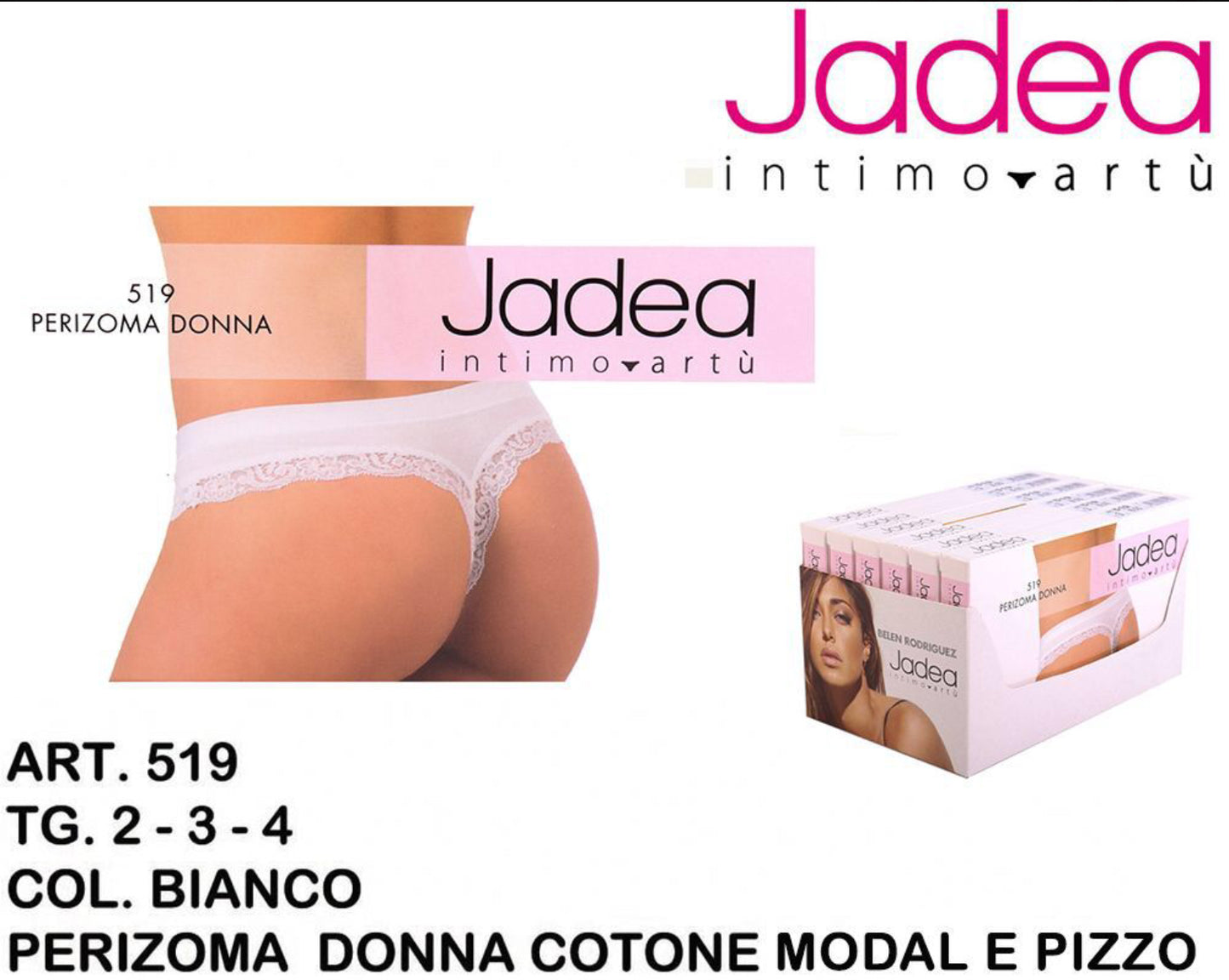 JADEA perizoma donna bianco 519