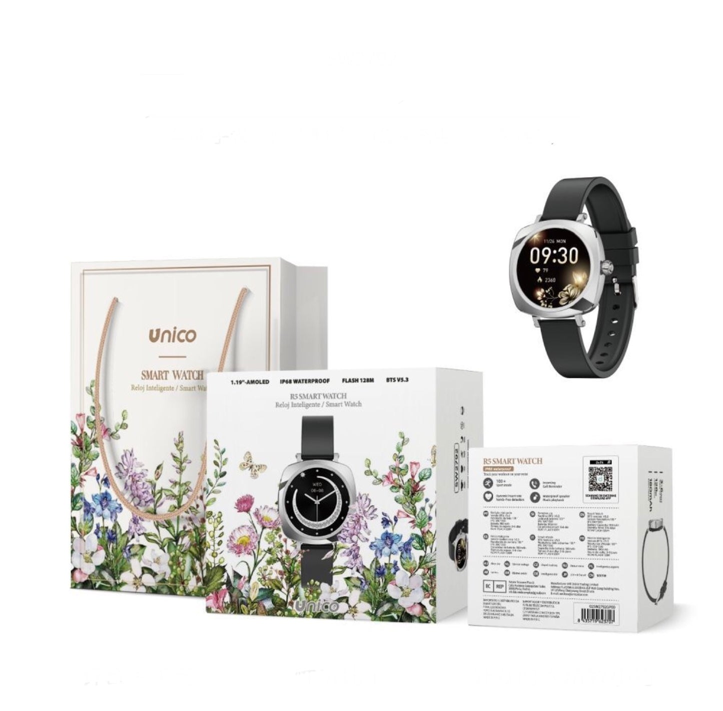 UNICO orologio Smart nero
