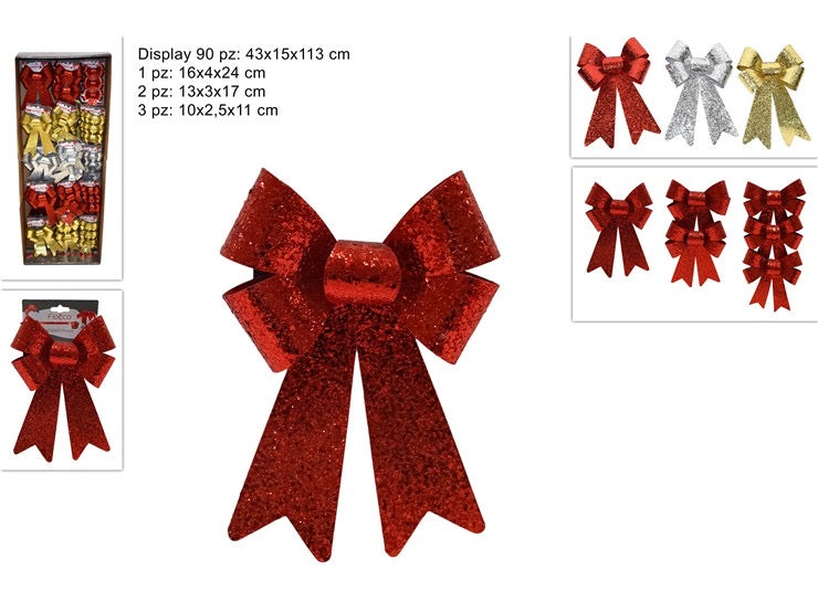 NATALIZIA fiocchi glitter