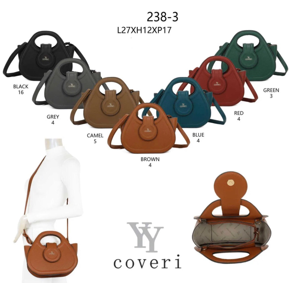 COVERI borsa 238-3