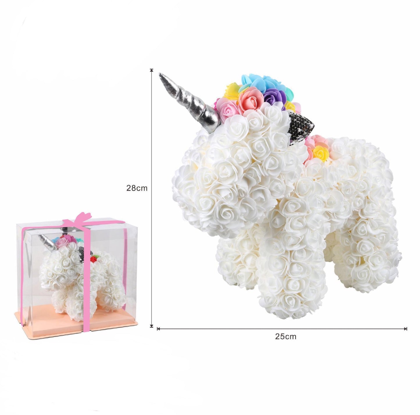 Unicorno bianco 28cm
