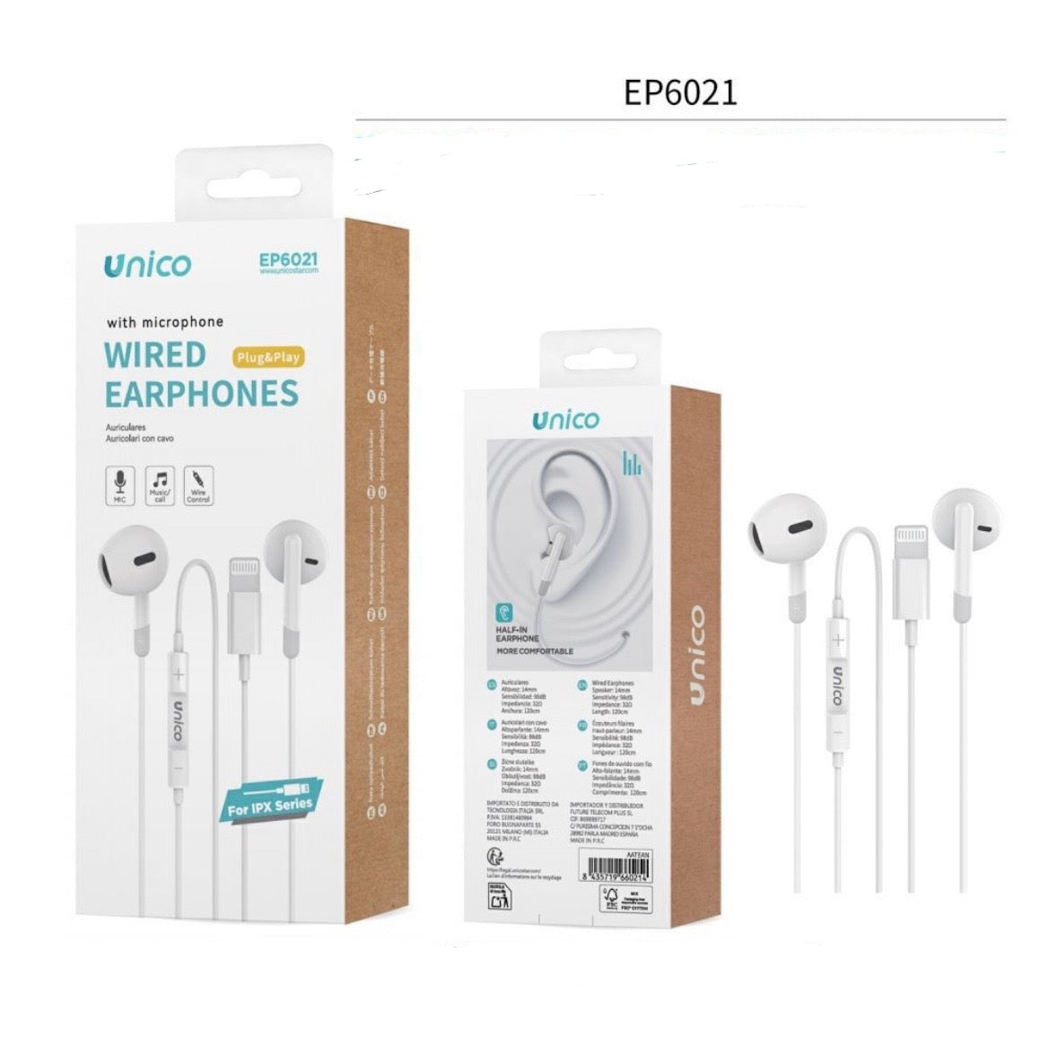 UNICO auricolare EP6021