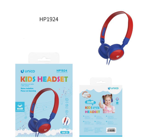 UNICO cuffie cablate con microfono bambini HP1924