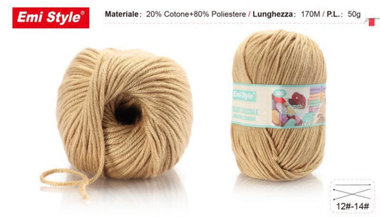 Filati coccole MARRONCINO 50g