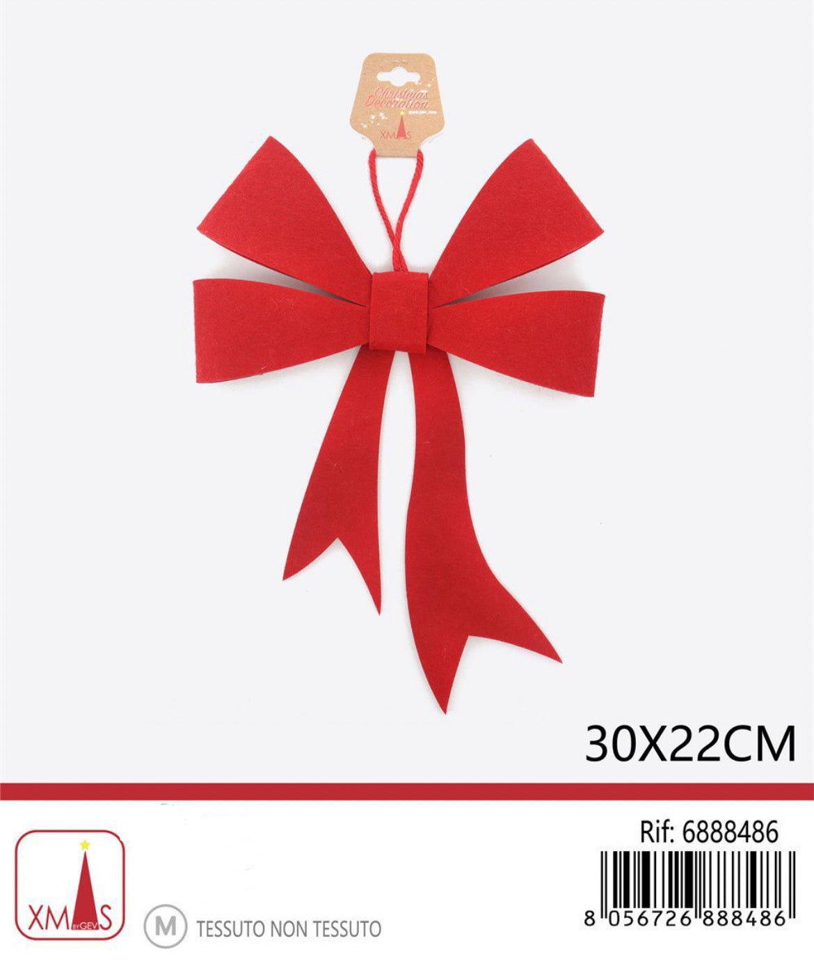 NATALIZIA fiocco 30x22cm