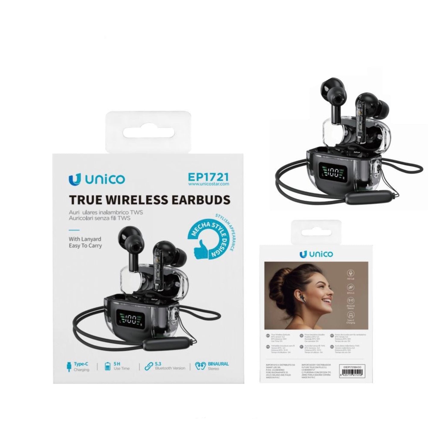UNICO cuffie bluetooth TWS EP1721