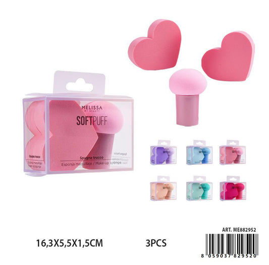MELISSA spugna trucco 3pz